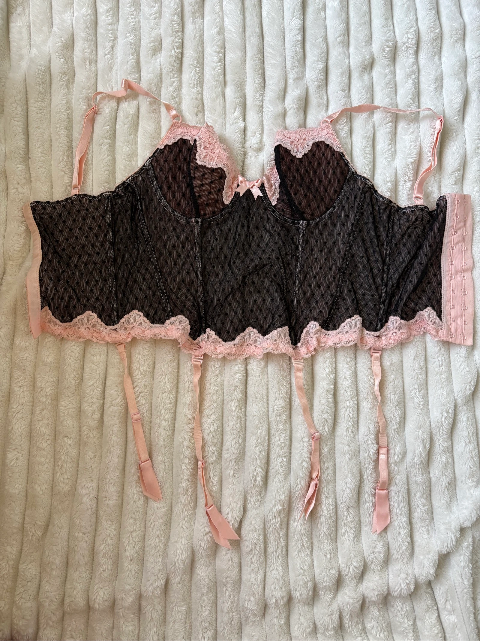 Bustier guêpière com suspensórios feminino vintage – photo 11